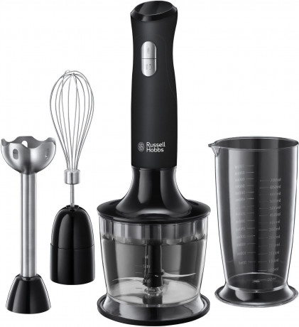 RUSSELL HOBBS RUSSELL HOBBS Stabmixer 3-in-1, Matte Black 24702-56, 500 W, Mixen, Purieren, Zerkleinern und Verquirlen Ручной блендер RUSSELL HOBBS 3-в-1, Matte Black 24702-56, 500 Вт, смешивание, очистка, измельчение и взбивание