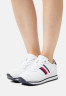 Tommy Hilfiger ESSENTIAL WEBBING RUNNER Trainers white ESSENTIAL WEBBING RUNNER — Кроссовки белый