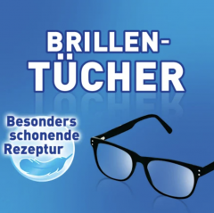 Sidolin Brillenputztucher Streifenfrei, 50 St x 10 packs Салфетки для очков, 50шт х 10 упаковок
