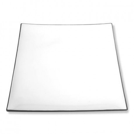 Gmundner Keramik Gmundner Keramik Grauer Rand Platzteller eckig 31x31 cm Gmundner Ceramics Grauer Rand квадратная подложка 31x31 см