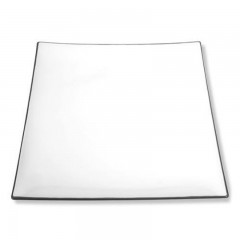 Gmundner Keramik Gmundner Keramik Grauer Rand Platzteller eckig 31x31 cm Gmundner Ceramics Grauer Rand квадратная подложка 31x31 см