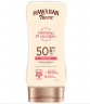 Hawaiian Tropic Sonnenmilch glowing protection, LSF 50, 170 ml, Солнцезащитный Лосьон для сияния кожи SPF 50+, с маслом ши и витамином Е, водостойкая формула, тропический аромат