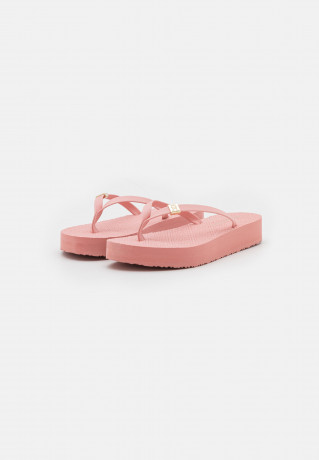Tommy Hilfiger MONOGRAM FLAT Mules soothing pink МОНОГРАММА FLAT Мюли успокаивающий розовый