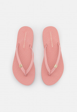 Tommy Hilfiger MONOGRAM FLAT Mules soothing pink МОНОГРАММА FLAT Мюли успокаивающий розовый