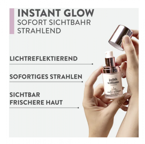 Judith Williams Cosmetics Magic Wonder Glow Serum 30ml, Сыворотка для сияния кожи Magic Wonder Glow Serum: ниацинамид, пантенол и гиалуроновая кислота, 30мл