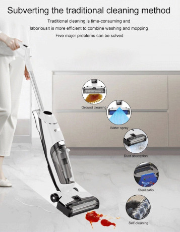 BTCBOT BTCBOT Akku-Saugwischer Aspiradora 12PRO, 250,00 W, Beutellos, Wischen und Saugen, 5kpa Saugkraft, UV Licht gegen Milben Bakterien Беспроводной пылесос BTCBOT Aspiradora 12PRO, 250,00 Вт, без мешка, вытирает и пылесосит, мощность всасывания 5 кПа