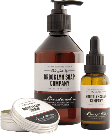 Brooklyn Soap (Бруклин Соап) Company 3-in-1 Original Bart (Барт)pflege Set Набор по уходу за бородой, 1 шт.