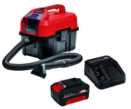 Einhell Einhell Nass-Trocken-Akkusauger TE-VC, Blasanschluss zum Ausblasen von schwer zuganglichen Stellen Аккумуляторный пылесос Einhell для влажной и сухой уборки TE-VC, насадка для продувки труднодотупных мест