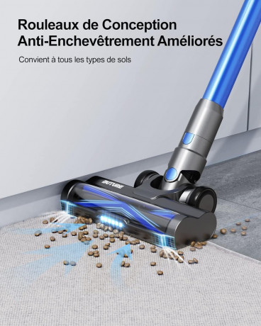 Laresar Laresar Akku-Hand-und Stielstaubsauger, Akku Staubsauger 450W/33000pa,Staubsauger Kabellos bis zu 55 Min. Laufzeit,Kabelloser Staubsauger,Touchscreen Беспроводной ручной и стержневой пылесос Laresar, беспроводной пылесос 450 Вт/33000 Па, беспрово