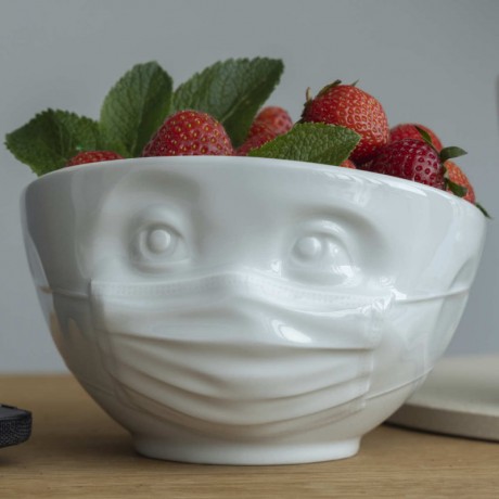 Fiftyeight Products TV Tassen Schale weiss zuversichtlich 0,5 L Миска для телевизора белая уверенная 0,5 л