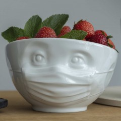 Fiftyeight Products TV Tassen Schale weiss zuversichtlich 0,5 L Миска для телевизора белая уверенная 0,5 л