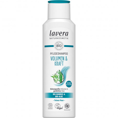 LAVERA Pflegeshampoo Volumen & Kraft, 250 ml, Лавера Шампунь для объёма и укрепления волос, 250 мл