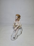 Статуэтка винтажная "Танцовщица", фарфор, 12 x 13,5 см, Румыния, 1960-70гг.