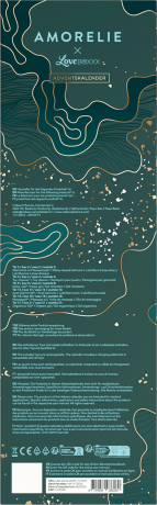 AMORELIE x Lovebox Adventskalender 2026 fuer Paare, 24 Ueberraschungen, AMORELIE x Lovebox Эротический адвент-календарь 2026 для пар с товарами для чувственных экспериментов и цифровыми материалами, 24 сюрприза