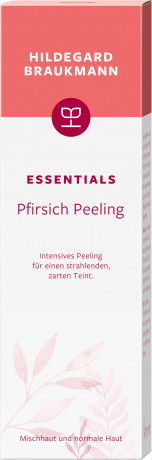 Hildegard Braukmann ESSENTIALS Pfirsich Peeling, 100 ml, Hildegard Braukmann пилинг для лица с персиком, для всех типов кожи, для женщин, 100 мл