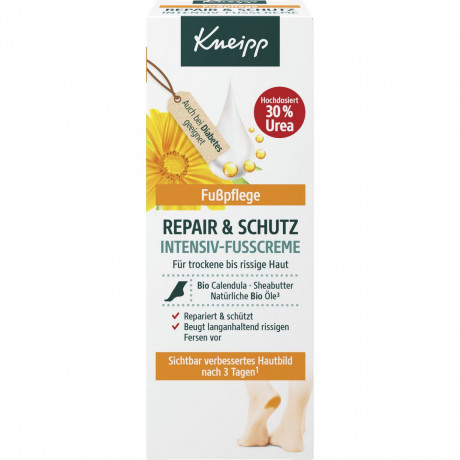 Kneipp Fusspflege Repair & Schutz Intensiv-Fusscreme, 50 ml, Kneipp интенсивный крем для ног «Восстановление и защита», 50 мл
