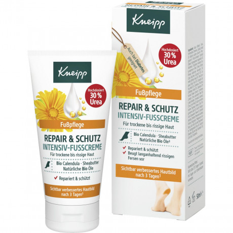 Kneipp Fusspflege Repair & Schutz Intensiv-Fusscreme, 50 ml, Kneipp интенсивный крем для ног «Восстановление и защита», 50 мл