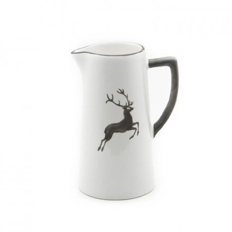 Gmundner Keramik Gmundner Keramik Grauer Hirsch Wasserkurg 0,7 L / h: 16 cm Gmundner Ceramics Grey Deer Water Treatment 0,7 л / ч: 16 см