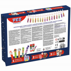 PEZ Adventskalender 2026 mit 3 Spendern und Bonbons, PEZ Адвент-календарь 2026 с тремя праздничными диспенсерами и ассорти конфет