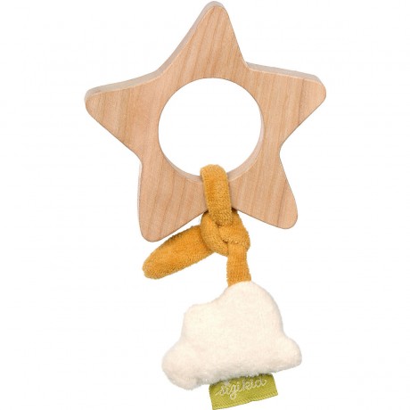 sigikid Holzgreifling Stern Green (39090) Деревянная игрушка-хваталка Star Green (39090)