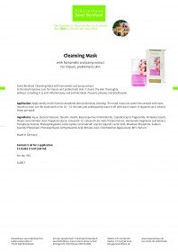 Krauterhaus Sanct Bernhardt Cleansing Mask, 60 мл