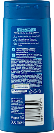 Balea MEN Shampoo Fresh, 300 ml, Шампунь Fresh с морскими минералами для свежести и объёма волос, 300 мл