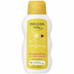 WELEDA CALENDULA Pflegemilch, 200 ml, Детское молочко для тела с календулой и миндальным маслом, 200 мл
