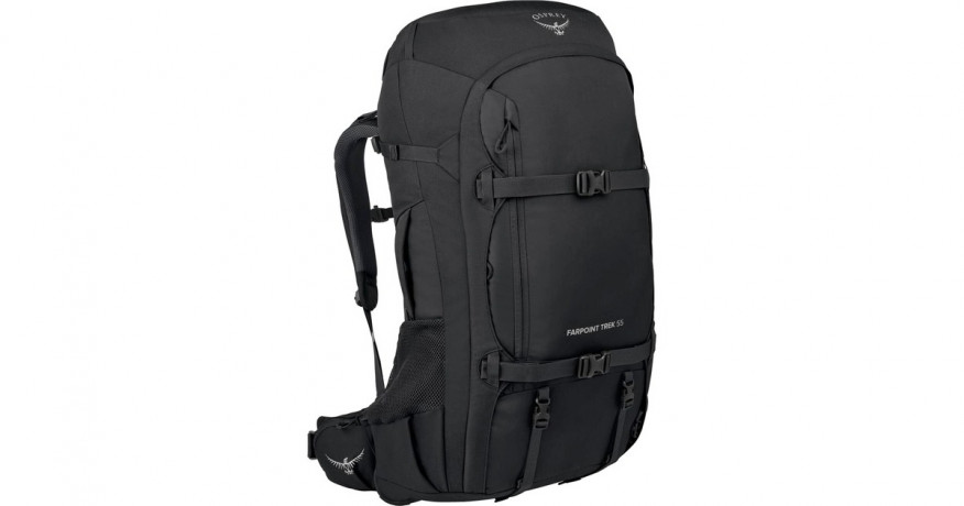 Osprey Osprey Farpoint Trek 55, Rucksack schwarz, 55 Liter schwarz Osprey Farpoint Trek 55, рюкзак черный, 55 литров