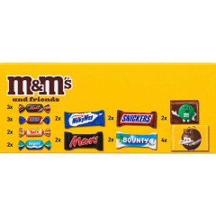M&M'S & Friends Adventskalender 2026, Адвент-календарь 2026 M&M’S & Friends с мини-шоколадками и драже, 24 окошка, 361 г