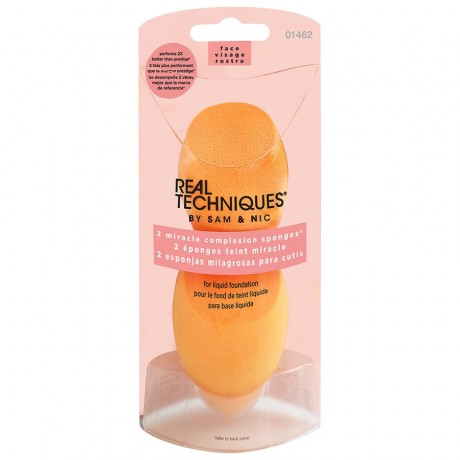 Real Techniques 2er Pack Miracle Complexion Sponge Schwamm Schwamme, 1 шт.