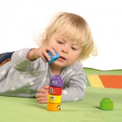 ERZI Stapelspiel Wackelmonster Укладка игры шаткий монстр