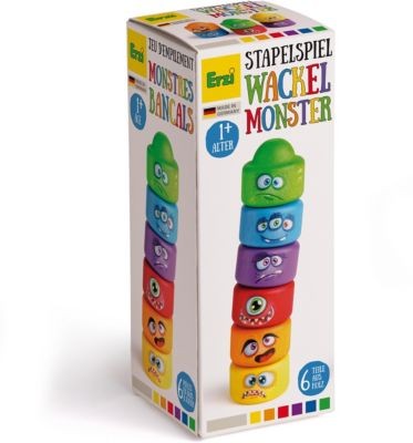 ERZI Stapelspiel Wackelmonster Укладка игры шаткий монстр