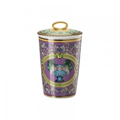 Rosenthal meets Versace Rosenthal Versace Barocco Mosaic Tischlicht mit Deckel und Duftwachs h: 14 cm / d: 8,5 cm Настольный светильник Rosenthal Versace Barocco Mosaic с крышкой и ароматизированным воском, высота: 14 см / глубина: 8,5 см
