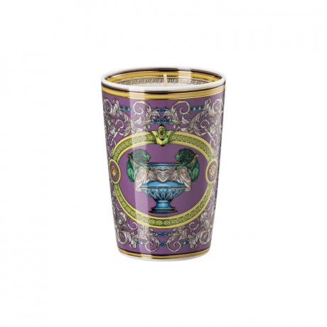 Rosenthal meets Versace Rosenthal Versace Barocco Mosaic Tischlicht mit Deckel und Duftwachs h: 14 cm / d: 8,5 cm Настольный светильник Rosenthal Versace Barocco Mosaic с крышкой и ароматизированным воском, высота: 14 см / глубина: 8,5 см