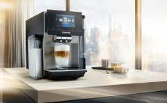 SIEMENS SIEMENS Kaffeevollautomat EQ.700 integral TQ707D03, Full-Touch-Display, bis zu 30 individuelle Kaffee-Favoriten  Полностью автоматическая кофемашина SIEMENS EQ.700 встроенная TQ707D03, полностью сенсорный дисплей, до 30 индивидуальных избранных со