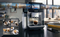 SIEMENS SIEMENS Kaffeevollautomat EQ.700 integral TQ707D03, Full-Touch-Display, bis zu 30 individuelle Kaffee-Favoriten  Полностью автоматическая кофемашина SIEMENS EQ.700 встроенная TQ707D03, полностью сенсорный дисплей, до 30 индивидуальных избранных со