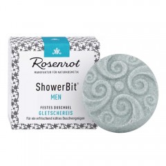 Rosenrot Festes Duschgel Men ShowerBit Gletschereis 60g  Твердый гель для душа Men ShowerBit ледниковый лед 60г