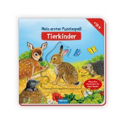 Trotsch Verlag Trotsch Puzzlebuch Mein erster Puzzlespass Tierkinder Книга-пазл Trotsch Моя первая головоломка веселые животные дети