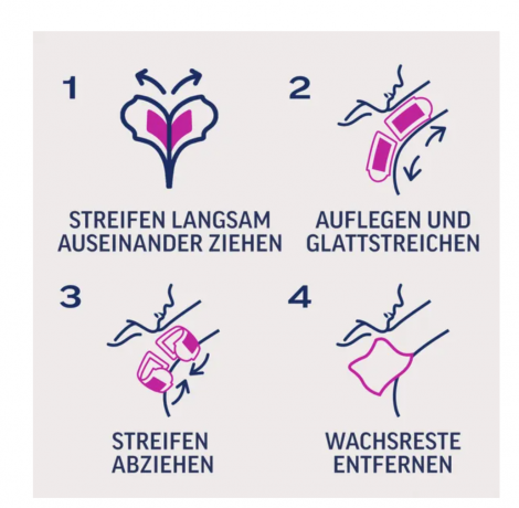 Veet EXPERT Kaltwachsstreifen Bikini & Achseln, alle Hauttypen Экспериментальные полоски для депиляции в зоне бикини и подмышках, подходят для всех типов кожи 16шт