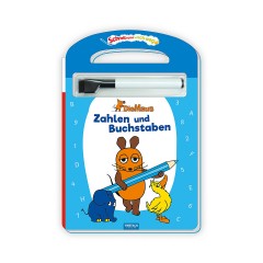 Trotsch Verlag Trotsch Die Maus Schreib und wisch weg Pappenbuch Zahlen und Buchstaben Мышь Trotsch Пишите и стирайте цифры и буквы на картоне