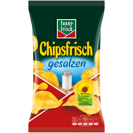 Funny-frisch Картофельные чипсы, соленые 175г