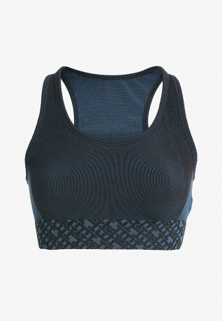 Tommy Hilfiger SPORT MONOGRAM MEDIUM SUPPORT SEAMLESS  Bustier desert sky СПОРТИВНАЯ МОНОГРАММА СРЕДНЕЙ ПОДДЕРЖКИ SEAMLESS Бюстье небо пустыни