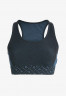 Tommy Hilfiger SPORT MONOGRAM MEDIUM SUPPORT SEAMLESS  Bustier desert sky СПОРТИВНАЯ МОНОГРАММА СРЕДНЕЙ ПОДДЕРЖКИ SEAMLESS Бюстье небо пустыни