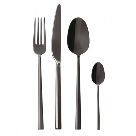 Sambonet Sambonet Rock - Edelstahl / PVD schwarz Besteckset 24-tlg. Sambonet Rock - набор столовых приборов из нержавеющей стали / PVD черного цвета, 24 предм.