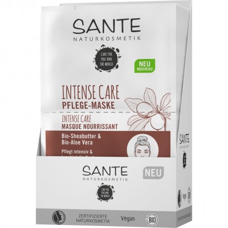 Sante Intense Care Pflege-Maske Bio-Sheabutter & Bio-Aloe Vera Маска для интенсивного ухода с органическим маслом ши и органическим алоэ вера