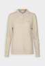 Tommy Hilfiger POLO Jumper white dove heather ПОЛО джемперы белый голубь вереск