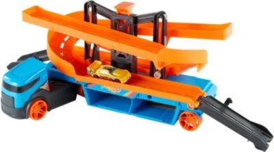 Mattel Hot Wheels Mega Action Transporter fur 20 1:64 Spielzeugautos Hot Wheels Mega Action Transporter для 20 машинок в масштабе 1:64