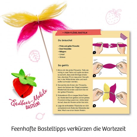 Kosmos Feen-Erdbeeren Сказочная клубника