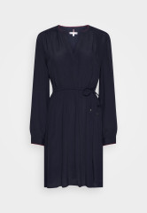 Tommy Hilfiger VIS SOLID RAGLAN DRESS  Day dress desert sky ПЛАТЬЕ С РЕГЛАНОМ VIS SOLID Повседневное платье небо пустыни