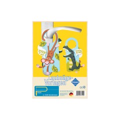 Pebaro Laubsagevorlage Turschild Safari Шаблон листовки дверной знак Safari